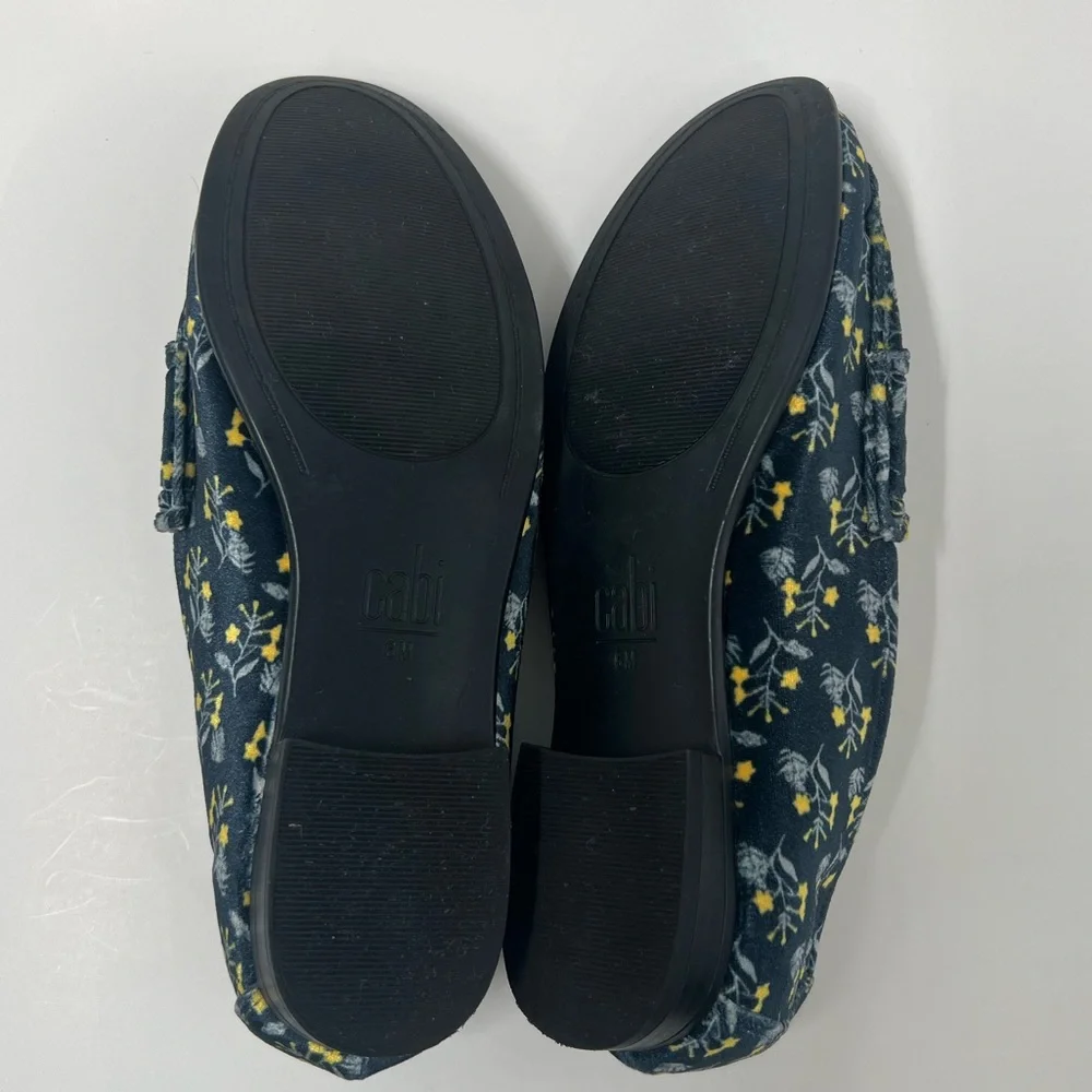 CAbi Carnaby velvet floral loafer